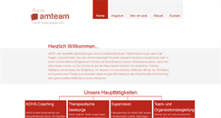 Desktop Screenshot of amteam.ch